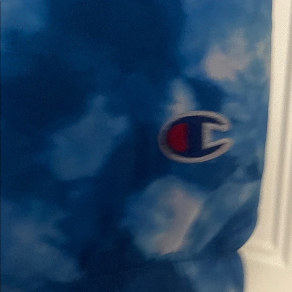 Champion women's Blue and White Tie-Dye Raincoat - Picture 2 of 8